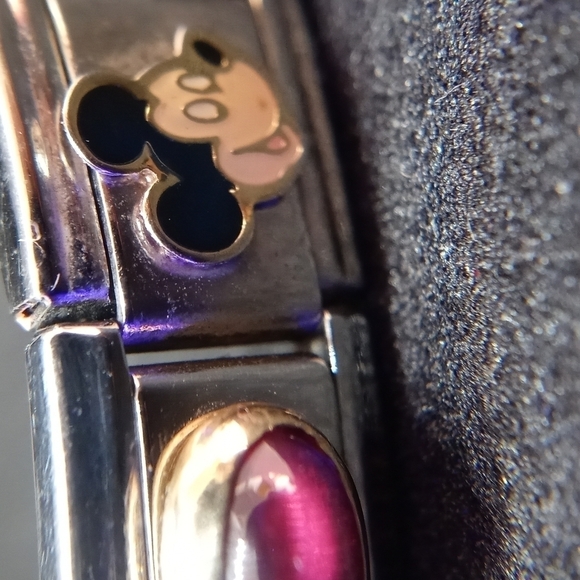 Stainless steel Charm bracelet made in Italy stretchy - Picture 2 of 13